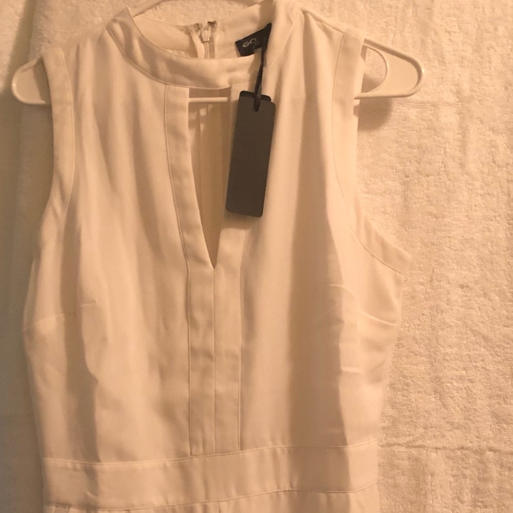 Bebe White Jumpsuit